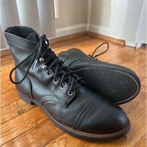 Red Wing Iron Ranger Leather Boots Black Men’s Size: 11 (#8114) USA